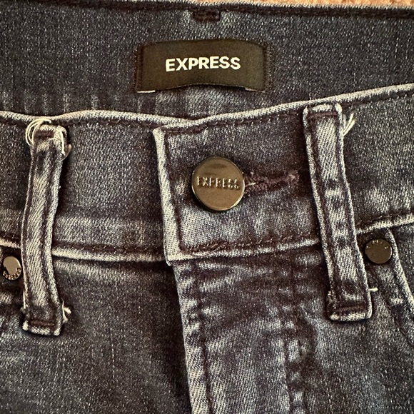 Express Skinny Mid Rise Jeans. Size 4 Regular - Picture 1 of 4